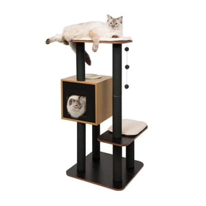 Catit Vesper Arbre de chat de base élevé, noir, grand