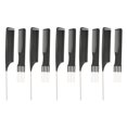 thumbnail image 3 of Pin Teasing Peignes Ensemble, Peignes de Queue Métalliques Portables Ensemble 10pcs pour Salon de Coiffure pour Femmes, 3 of 8