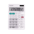 thumbnail image 1 of Sharp EL334W Desktop Calculator for High School, College & Office Use, Twin Power XL 12-Digit Display, Cost/Sell/Margin Functions, Tax Keys & Kickstand Display, 1 of 7