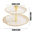thumbnail image 3 of Offres! Gspmoly Assiettes à Fruits Multi-Couches Mode Ornements de Table Basse de Salon Plateau de Collation, 3 of 6