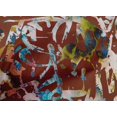 thumbnail image 5 of oneOone Cotton Cambric Brown Fabric Abstract Sewing Craft Projects Fabric Prints By Yard 56 Inch Wide, 5 of 5