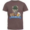thumbnail image 1 of Oktoberfest Funny Cat Let's Get Lit Mens T Shirt, 1 of 1