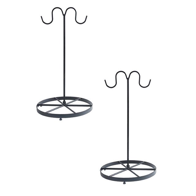 Oleegame 2PC New Living Room Banana Hook Rack Creative Grape Storage Rack European Simple Banana Rack Bronze