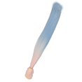thumbnail image 4 of 30cm Pink Blue Gradient Long Hair Doll Wig Soft Silk Material, Support Styling and Restyling, Head Skin Showing Treatment, 4 of 7