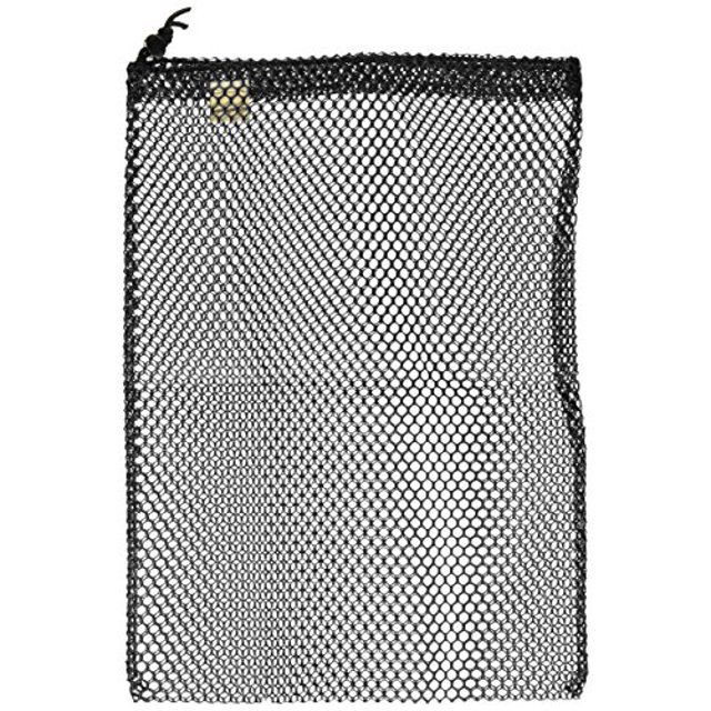 Equinox Nylon Mesh Stuff Sack (7 x 10-Inch, Black)