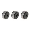 thumbnail image 3 of Decodeary Pièces de Rouleau d'Entraînement de Rouleau d'Alimentation de Fil de Mig d'Acier et Argent Noir Durable 0.8-0.8 3Set, 3 of 6