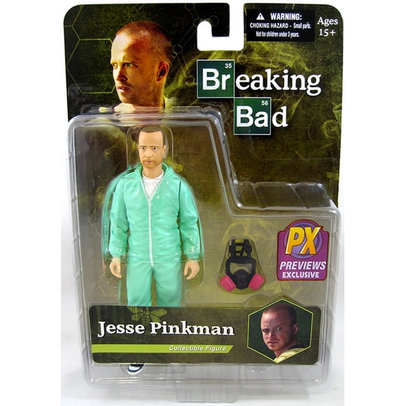Breaking Bad Figurine Articulée de 6 Pouces - Bleu Hazmat Jesse Pinkman