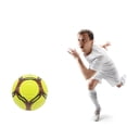 thumbnail image 4 of maskred Ballon de Soccer Durable en PVC Taille Officielle - Grand Éventail d'Applications Entraînement Résistant à l'Usure Portable Plus Récent Ballon de Soccer Jaune type 5 1 Ensemble, 4 of 6