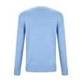 thumbnail image 4 of TJAZFJPA Chandails d'Automne pour Femmes 2024 Col en V Court Chandail de Base en Laine pour Femmes Hauts Col Rond Manches Longues Voyage Randonnée T-Shirt T-Shirt Chandail Chandail Vintage Chandails pour Femmes, 4 of 8