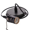 thumbnail image 4 of E27 Lamp Socket Vintage Pendant Light Holder With Pull Chain Switch Lamp Base Ceiling Mounted - Retro Pendant Lamp Holder, 4 of 8