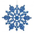 thumbnail image 1 of Vickerman M101602 8 in. Blue Glitter Snowflake 12-Pvc Box, 1 of 2