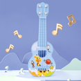 thumbnail image 2 of Rbaofujie Children's Ukulele Toy Guitar Ukulele For Kids Beginners Kids Guitar Ukulele Beginner 22 Inches Early Education Toys Musical Instrument Mini Guitar, 2 of 8