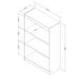 thumbnail image 4 of South Shore Smart Basics Étagère 3 tablettes, 4 of 9