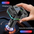 thumbnail image 1 of Mefallenssiah Car Mp3 Player Fm Transmitter Pd18W Fast Charging Car Bluetooth Hands-Free Aux Play Car Charging, 1 of 1