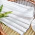 thumbnail image 3 of Curtainking White Curtains 84 Inches for Living Room Back Tab Window Drapes Rod Pocket Farmhouse Linen Curtains Bedroom Light Filtering Curtains 2 Panels, 3 of 7