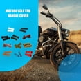 thumbnail image 3 of Guidon Rond en TPU Rhombus pour Moto, Poignée de Main en Caoutchouc pour BMW/Zuma/Huanglong 600/Land Rover CBR600, 3 of 6