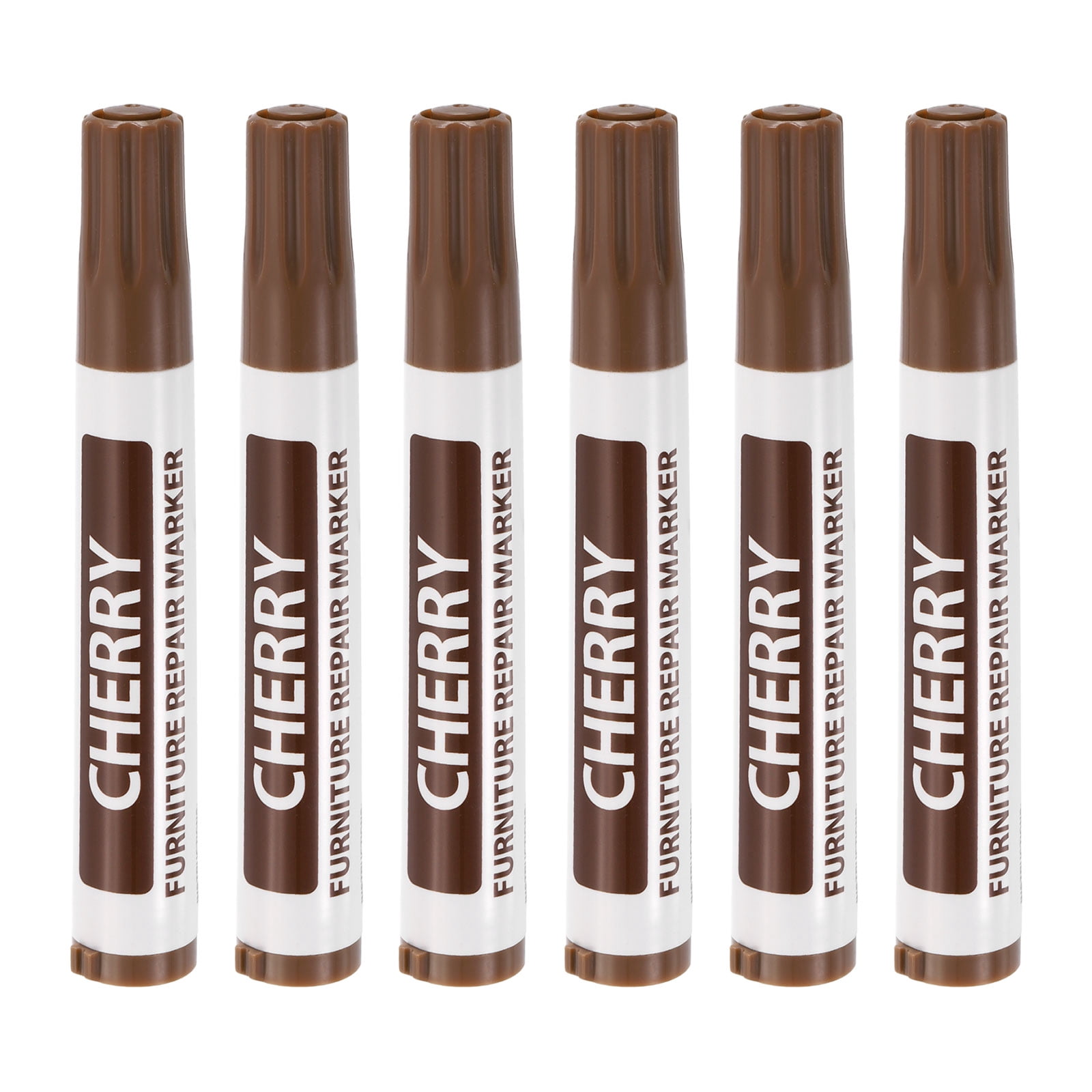 Uxcell Furniture Repair Wood Markers 6 Pack Cherry Touch Up Filler Sticks Oil Based Paint Markers