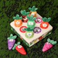thumbnail image 3 of Funny Carrot Plush Toy for Dogs Vegetable Fruit Pulling Carrots Plaything 9 Holes, 3 of 7