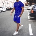 thumbnail image 2 of Men's Suits Quick-Dit Summer Tracksuit for Everyday Casual Outdoor Travel Performance Athletic Set, 2 of 5
