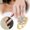 Gold, variant on WIFKLSIIPG Anxiety Ring Gold Plated Adjustable Open Ring Anxiety Ring Party Jewelry Birthday Gift Men and Women
