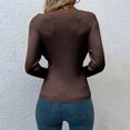 thumbnail image 4 of EGNMCR Cardigans pour Femmes, Chandails pour Femmes Mode Femmes Hiver Manches Longues Chandail Col en V Décontracté Hauts Chandail Femmes, 4 of 7