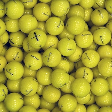50 Taylormade Mixed Yellow 5A Used Recycled Golf Balls, by Mulligan