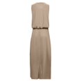 thumbnail image 5 of MesaSe Robe Décontractée pour Femmes Robe d'Été pour Femmes Robe Maxi Sans Manches Col Ouvert Couleur Unie Vêtements pour Femmes, 5 of 5