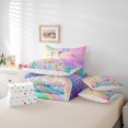 thumbnail image 5 of YST Mermaid Comforter Set, 7-Piece, Colorful Rainbow Theme, Queen Size, 5 of 5
