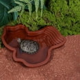 thumbnail image 3 of Tortoise Water Dish Plastic with Ramp Shallow Reptile Bathing Pool for Gecko Turtle Easy Wash, 3 of 3