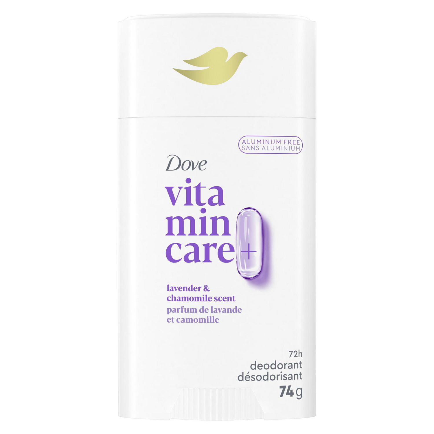 Désodorisant Sans Aluminium Dove Vitamin Care+ 72 h de protection anti-odeur respirante