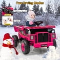 thumbnail image 2 of BeesClover 12V Kids Ride on Dump Truck with Remote Control, Electric Dump Bed & Shovel, Toddler Construction Vehicle Ride on Toy with Spring Suspension, Music, and LED Lights, 2 of 6