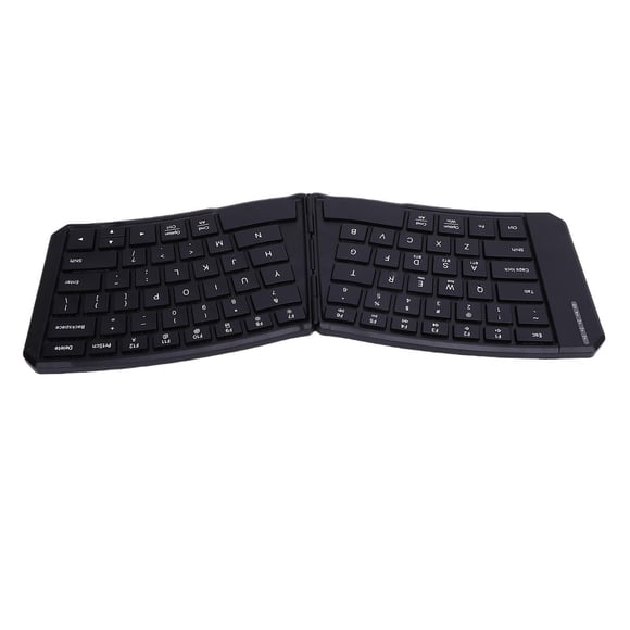 Ergonomic Foldable Keyboard, Split Key Layout Folding Rechargeable Wireless Keyboard for Working