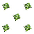 thumbnail image 2 of Decodeary Soft And Comfortable Chair Cushion Pad For Any Chair Cloth Square Chair Cushion Seat Cushion Pad Chair Pad Breathable Tropical banana leaf 5Set, 2 of 6