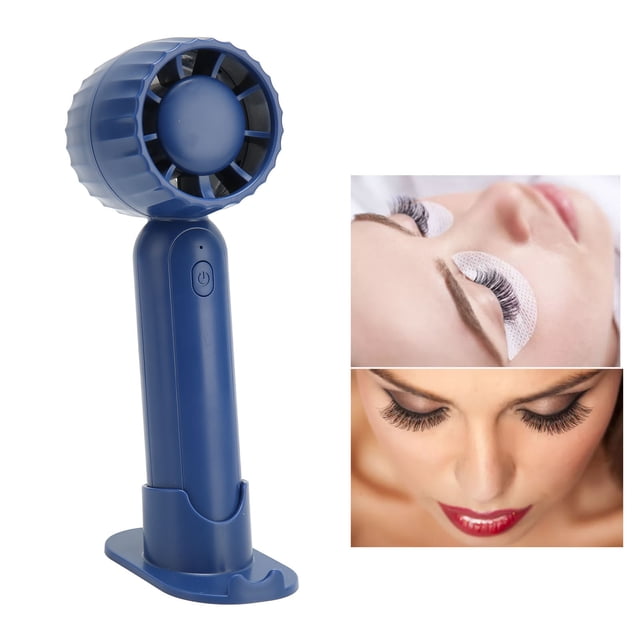 Superior Performance, Flat Wind Direction, Long Battery Life - Mini Portable Handheld USB Rechargeable Eyelashes Extension Glue Dryer