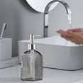 thumbnail image 4 of UsRHHA Glass Hand Soap Dispenser Bottle, Refillable Soap Dispenser for Bathroom, Reusable Lotion Shampoo Dispenser for Kitchen Countertop Sink, 4 of 6