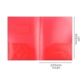 thumbnail image 3 of ZTTD Folders with Pockets-1 Pack, Two Pocket Folders, 2 Pocket Folders Fit Letter Size Paper, Colored File Folders for Documents, Plastic File Folder for Office Home Bussines(Style6-Sky Blue), 3 of 5