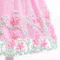thumbnail image 4 of LEEy-world Robe de Princesse Déguisement pour Petites Filles Tout-Petits Enfants Bébés Filles Dashiki Style Traditionnel Manches Courtes Col Rond Robe Ankara Robes de Princesse Ensembles, Rose, 4 of 5