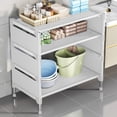 thumbnail image 4 of Chmadoxn Shoe Rack for Closet, Multi-layer Shoe Rack Dusts-proof Stackable Shoe Rack Storage Rack Sturdy Metal And Plastic Material Ideal For Closets Bedrooms Hallways Living Rooms Plastics shoe rack, 4 of 6