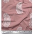 thumbnail image 1 of Soimoi Rayon Fabric Paisley Block Print Fabric by The Yard 42 Inch Wide, 1 of 3