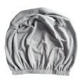 thumbnail image 2 of Siruishop Ottoman Cover Removable Solid Color Foot Stool Cover for Bedroom Living Room Gray, 2 of 8