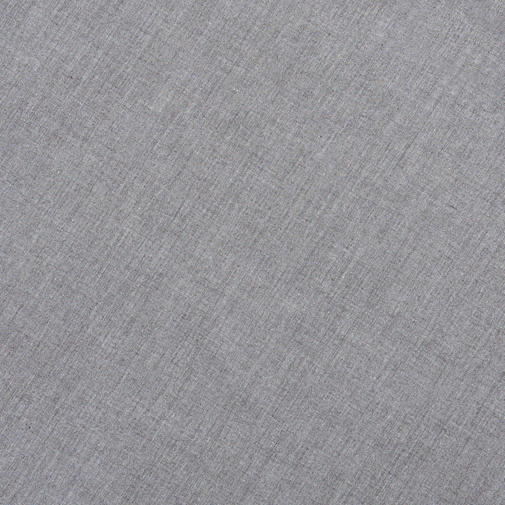 HOMETRENDS 2-Piece Grey Chambray Duvet Cover Set, Twin