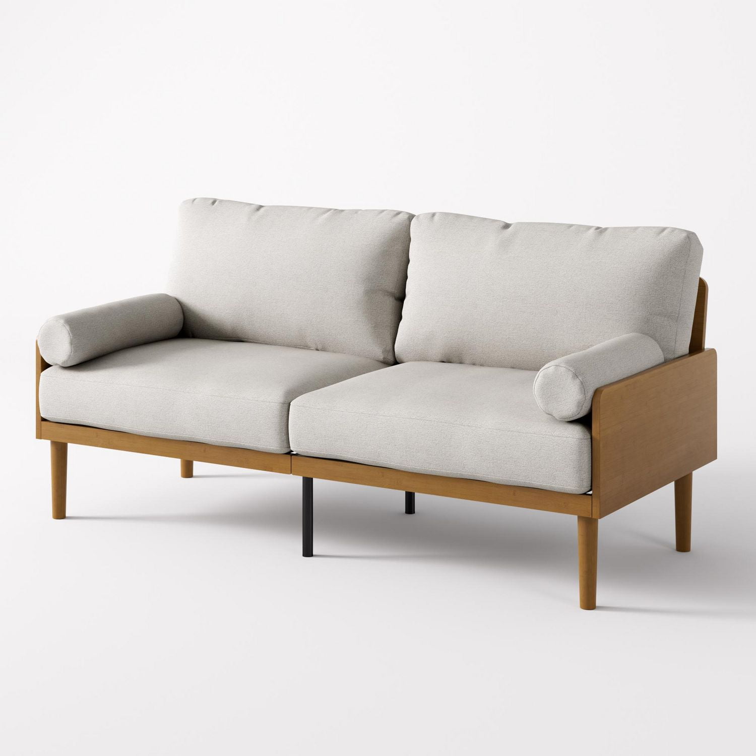 Zinus Denzel 68 inch 3 Seat Bamboo Sofa