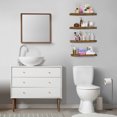 thumbnail image 2 of Sorbus Wall Mounted Floating Shelves for Wall Décor - Large 24 Inch, 3 Pack, Rustic Brown, 2 of 6