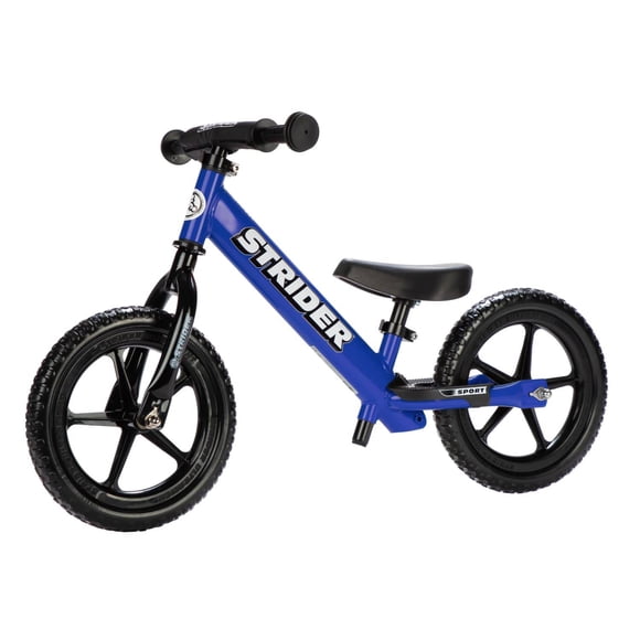 Strider - 12 Sport Balance Bike, Ages 18 Months to 5 Years - Blue
