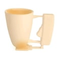 thumbnail image 2 of Oleegame 1PC Pancake Batter Dispenser Separator Cup Funnel Cake Machine Pancake Mixer Handheld Paper Cup Cake Measuring And Baking Tool Beige, 2 of 5