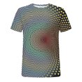 thumbnail image 3 of Birdeem T-Shirt Homme Impression Abstraite 3D Manches Courtes Col Rond Mode Décontracté Quotidien Vacances T-Shirt Haut Blouses, 3 of 6