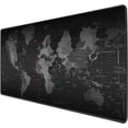 thumbnail image 1 of Extended Mouse Pad Large Gaming Mouse Pad- 35.4x15.7x0.12 inch Computer Keyboard Mouse Mat Non-Slip Mousepad Rubber Base and Stitched Edges for Game Players, Office, Study World Map Design, 1 of 5
