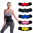 thumbnail image 2 of Waist Trainer, Sweat Belt for Stomach Fat Weight Loss (S, Pink, 2 of 9