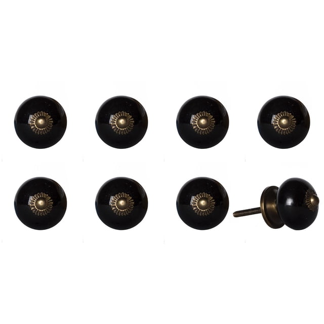 KNOB-IT VINTAGE HANDPAINTED CERAMIC KNOBS (8 Pack) K000001