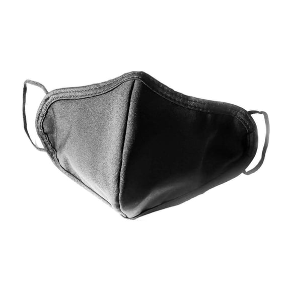 Woeilo Masque Filtre F Résistant à l'Eau de Qualité Supérieure - Masques F en Tissu Lavables, Masque Protecteur Réutilisable, Boucle d'Oreille Douce, Couvre-Poussière Respirant pour la Bouche et le Visage. Protection pour Hommes Femmes (Noir Grand)